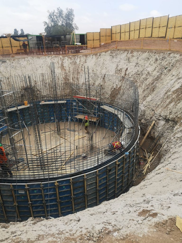 Construcción de estanques de agua potable, obras sanitarias BDMAG