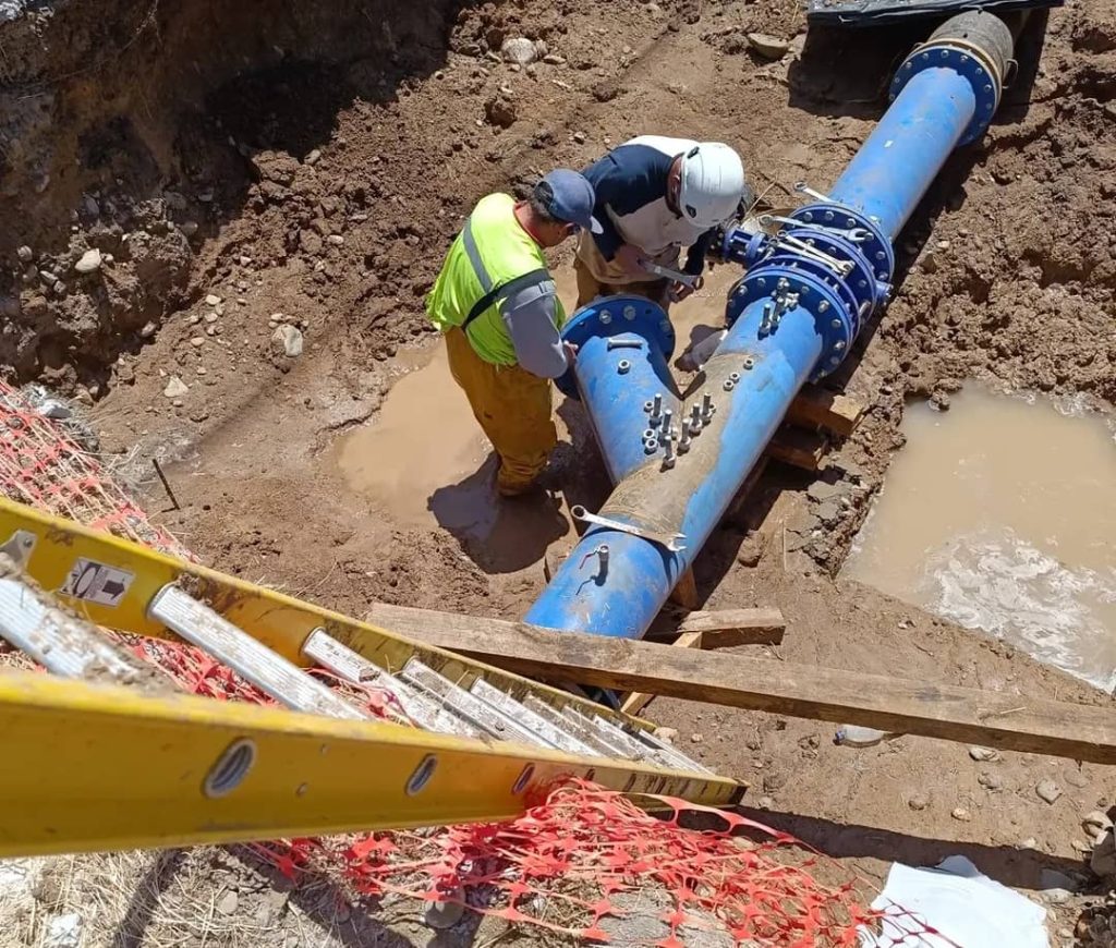 Instalación de cañerías de agua potable, obras hidráulicas BDMAG